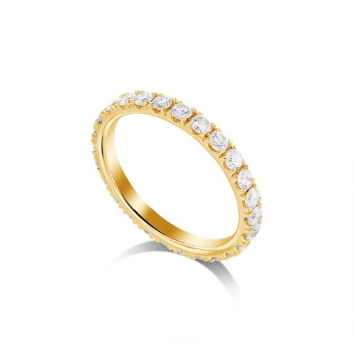 טבעת איטנרניטי זהב צהוב