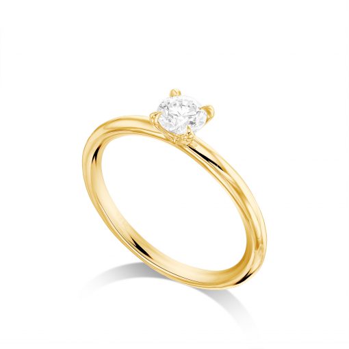 טבעת אירוסין Carina זהב צהוב