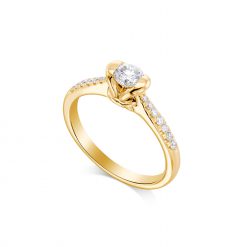 טבעת אירוסין Micaela זהב צהוב
