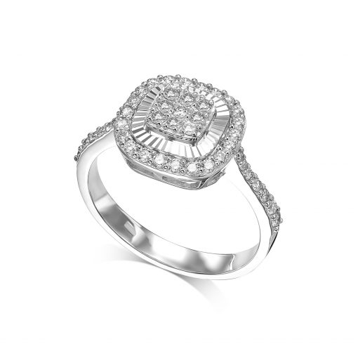 טבעת מעוצבת Rotem משובצת יהלומים