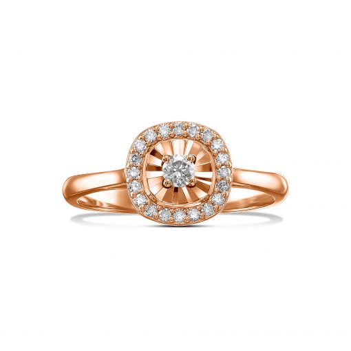 טבעת מעוצבת Ela משובצת יהלומים