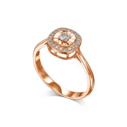 טבעת מעוצבת Ela משובצת יהלומים