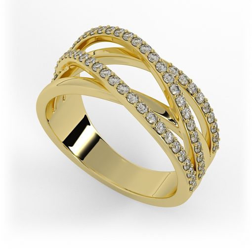 טבעת קשתות יהלומים