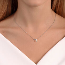 תליון חי משובץ יהלומים– 0.15 קראט 💎