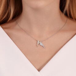 תליון ציפור משובץ יהלומים – 0.63 קראט 💎