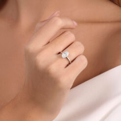 טבעת סוליטר יהלום אובל – 1.50 קראט 💎