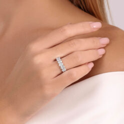 טבעת שבע אבנים אובליות – 2.19 קראט 💎