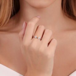 טבעת תאומים – 0.40 קראט 💎